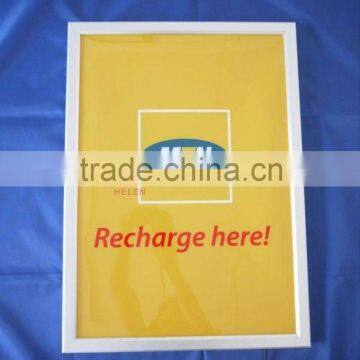 New product china supplier double sided advertising hanging snap frame light box wholesale