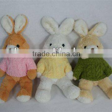 Cute plush animal easter rabbit