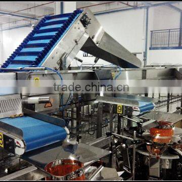 Food Grade PVC Belt Lift Conveyor for Snack Food photo-5