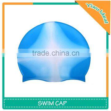 Durable Pool Adult Colorful Silicone College Swim Cap