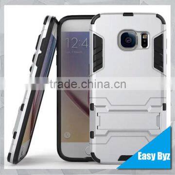 2 in 1 Combo Cover Iron Man Armor Hybrid Case For samsung galaxy S7 Stand Case