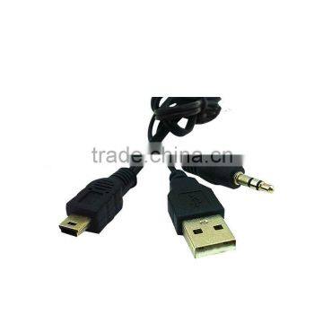 USB Female to 3.5mm Male Cable