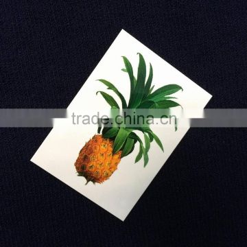 Pineapple Design Body Tattoo Sticker