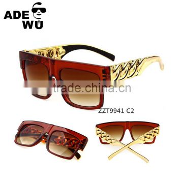 ADE WU Wholesale New fashion sunglasses summer travel essential female celebrity brand big square sunglasses cat eye glasses UV