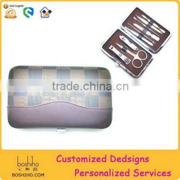 Boshiho wholesale Leather manicure pedicure set