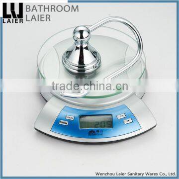 Grooming Bathroom Designs Zinc Alloy Chrome Finishing Bathroom Sanitary Items Wall Mounted Toilet Paper Holder photo-6