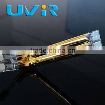 tungsten twin gold short wave infrared lamp for plastic welding