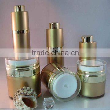 High grade durable plastic airless jar empty cream bottle spray cream jar factory