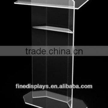 PMMA Lectern Stand lucite pulpits (AL-A-0155)