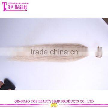 High Quality Best Price Honey Blonde Brazilian Clip in Hair Weave Color 613 Blonde Clip in Hair Clip in Extensions photo-3