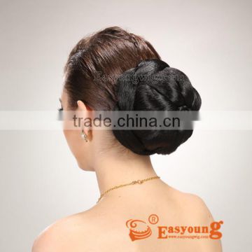 Synthetic braided chignon hair padding pieces bun accessories China