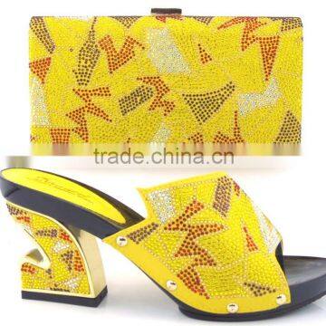 Various Color Shoes and Bags to Match African Shoes and Bag Set for Party photo-3