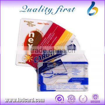 RFID Crystal Transparent Contactless RFID Plastic Cards