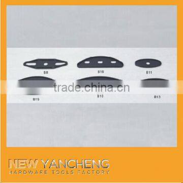 black furniture plastic fittings for glass tv stand