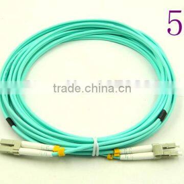 MPO OM3 fiber optic jumper/om4 mpo fiber jumper for telecommunication