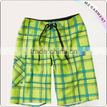 Bright yellow children swimming shorts