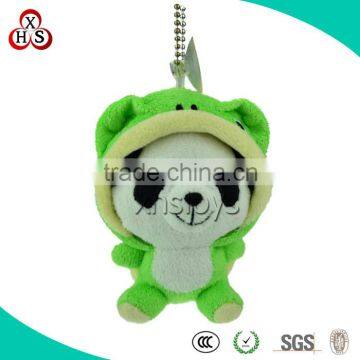 2015 Hot Sale Cute Stuffed Funny Customed panda bear keychain