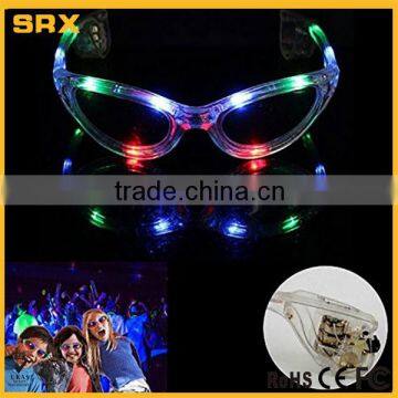 Custom Dazzling Toys LED Light up Flashing Glasses for Kids Party Favors