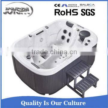 2016 new item JY8805 Garden freestanding two person outdoor spa bathtub