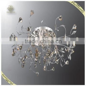 Chrome Plating Modern Home Decorative Ceiling Lamps Flower LED Ceiling Lamp, Interior Decorative Ceiling Lamp