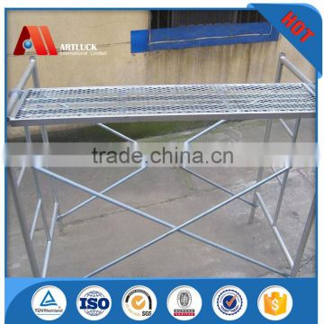 construction used steel scaffolding