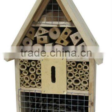 Wooden Insect hotel for bee and ladybird