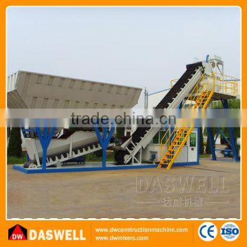 Low price small dry mix quick mobile concrete batch plant layout