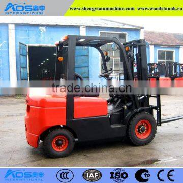 Hot sale load 4000kg forklift with 3-stage 5.5m mast option