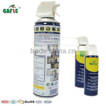 gas spray canned bottle 400ml aerosol spray Air Duster