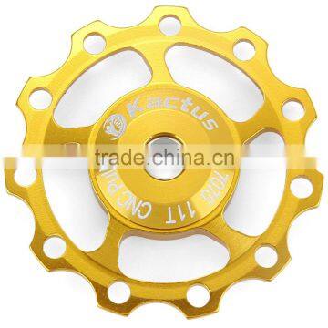 Kactus Cycling MTB Guide Roller Wheel Rear Derailleur Pulley Alluminum Alloy CNC 11T for SHIMANO SRAM photo-3
