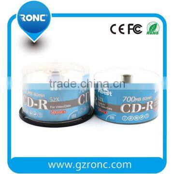 Printed CD-R, OEM Blank CD, Blank CD Disc in Cakebox Shrinkwarp Packing photo-5