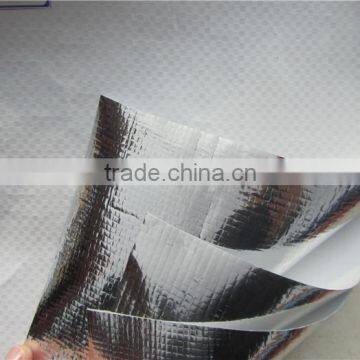 large width 2.6m aluminium foil or film woven fabric