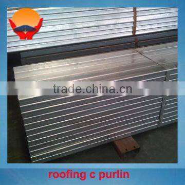 Iron steel construction roofing C purline