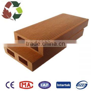 Wood and Plastic Decking Floor High Quality Wpc Decking Waterproof Wpc Board photo-2