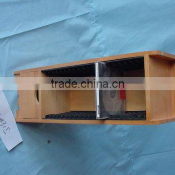China Manufacture Wholesale Wooden Cd Dvd Storage Shelves, Wood CD Storage Drawers, CD Storage Box photo-5