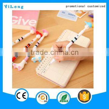 Funny Animal Shape Advertising Plastic Ball Pen Logo Flexible Animal Ball Pen photo-2
