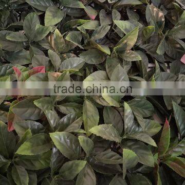 Decorative Orange Leaf Garden Artificial Grass Fence photo-4