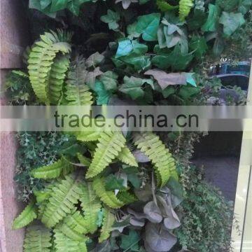 1mx1m New Hotel Decoration Artificial Fire Spring Green Grass Wall EDC1604 03Y08 photo-2