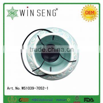 Special Bottle Shaped Ceramic Hanging Candle Holder photo-2