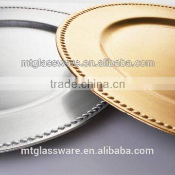 FDA Cheap Plastic Party Charger Plate, Red Wedding Charger Plate photo-2