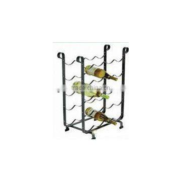 wrought iron wine rack