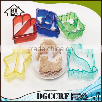 Food Grade Sandwich Cutter,Plastic Sandwich Cutter Bread Cutter Different Shape