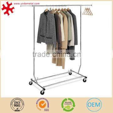 Advertising Metal Clothing Display Racks Shelf for Retail Garment Shop photo-3