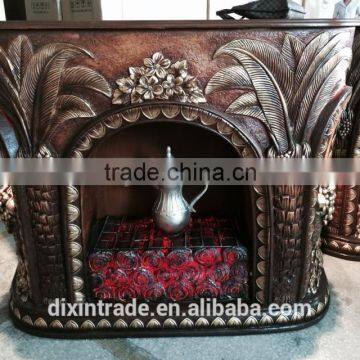 fancy high-end graven fireplace