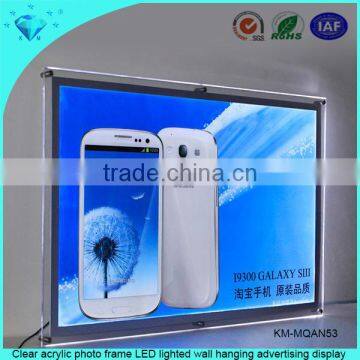 Table Top Stand Acrylic Crystal Lighting LED Photo Frame With Screw photo-2