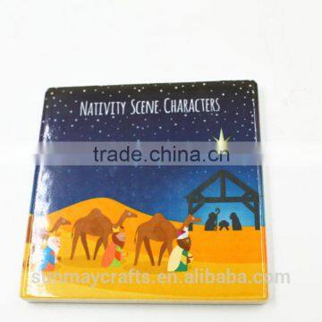 Custom Cheap Ceramic Nativity Scene Characters Souvenir Plates for Sale photo-3