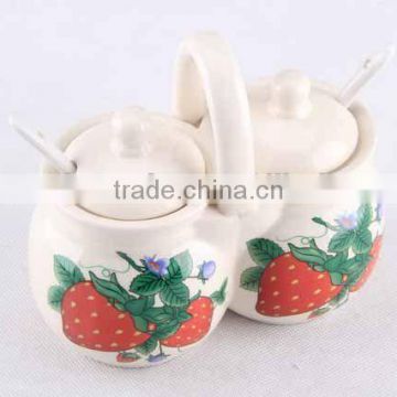 new design hot selling cruet set ceramic set