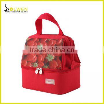 Children School Lunch Bag Backpack Type Polyester Lunch Bag photo-2