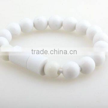 USB Beads Shape Bracelet Charging Data Transfer Line For Phone photo-4