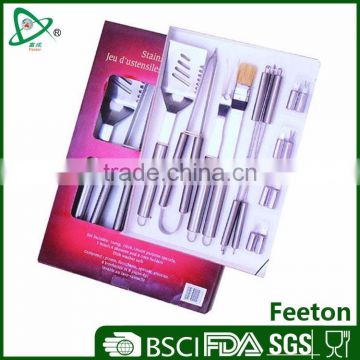 18pcs BBQ set with s/s handle